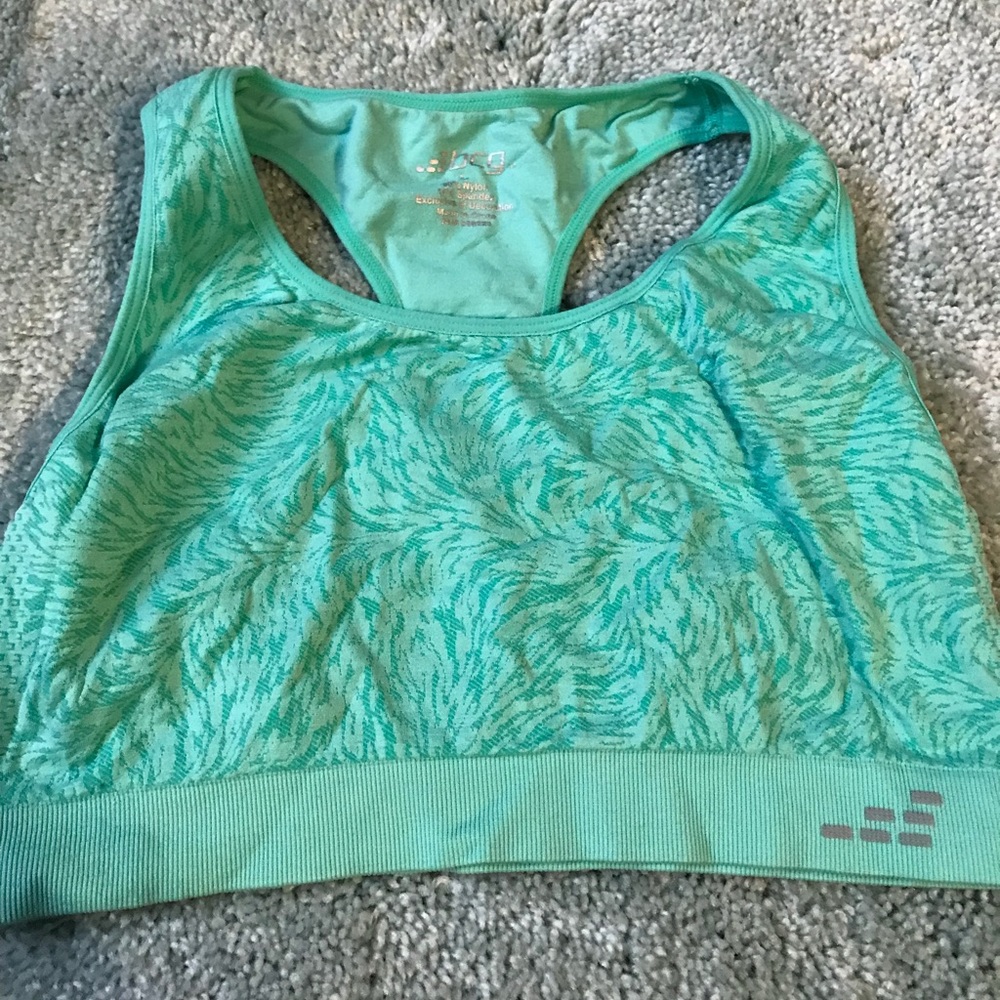GUC teal light support sports bra